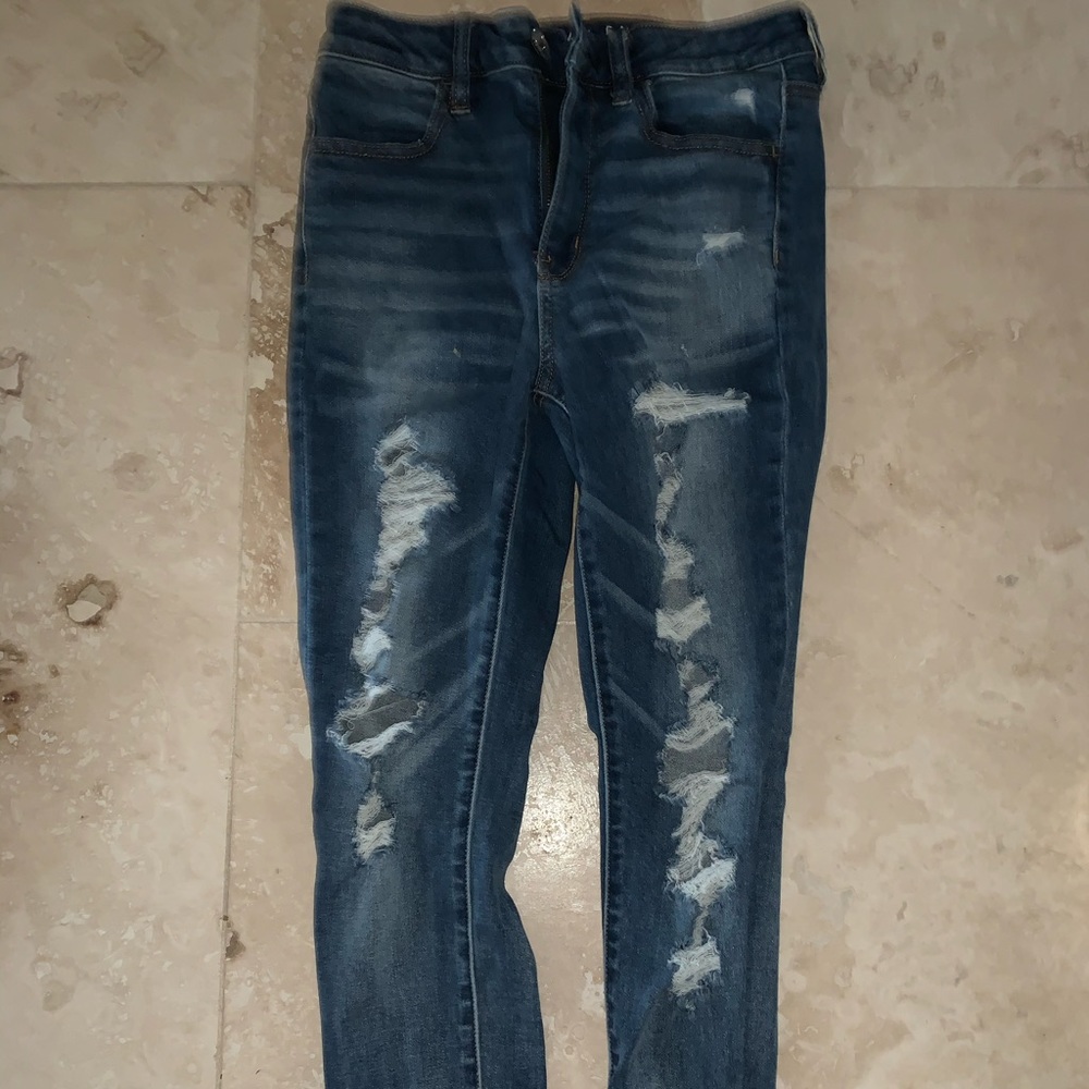 Medium wash jeans